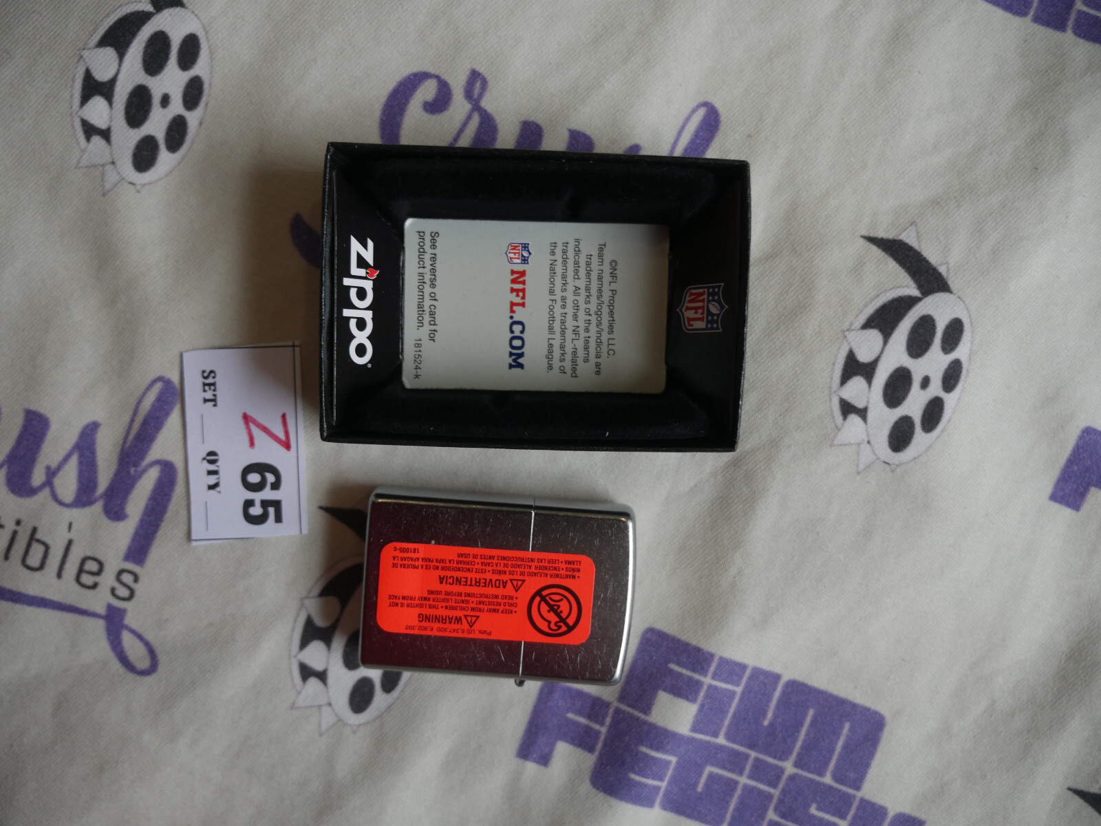 Atlanta Falcons NFL Football Licensed Zippo Windproof Lighter New with Case - Image 5