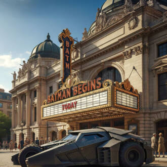 Cinematic Autos Print Series: Tumbler Batmobile from Batman Begins