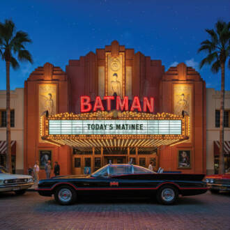 Cinematic Autos Print Series: Lincoln Futura Concept Batmobile