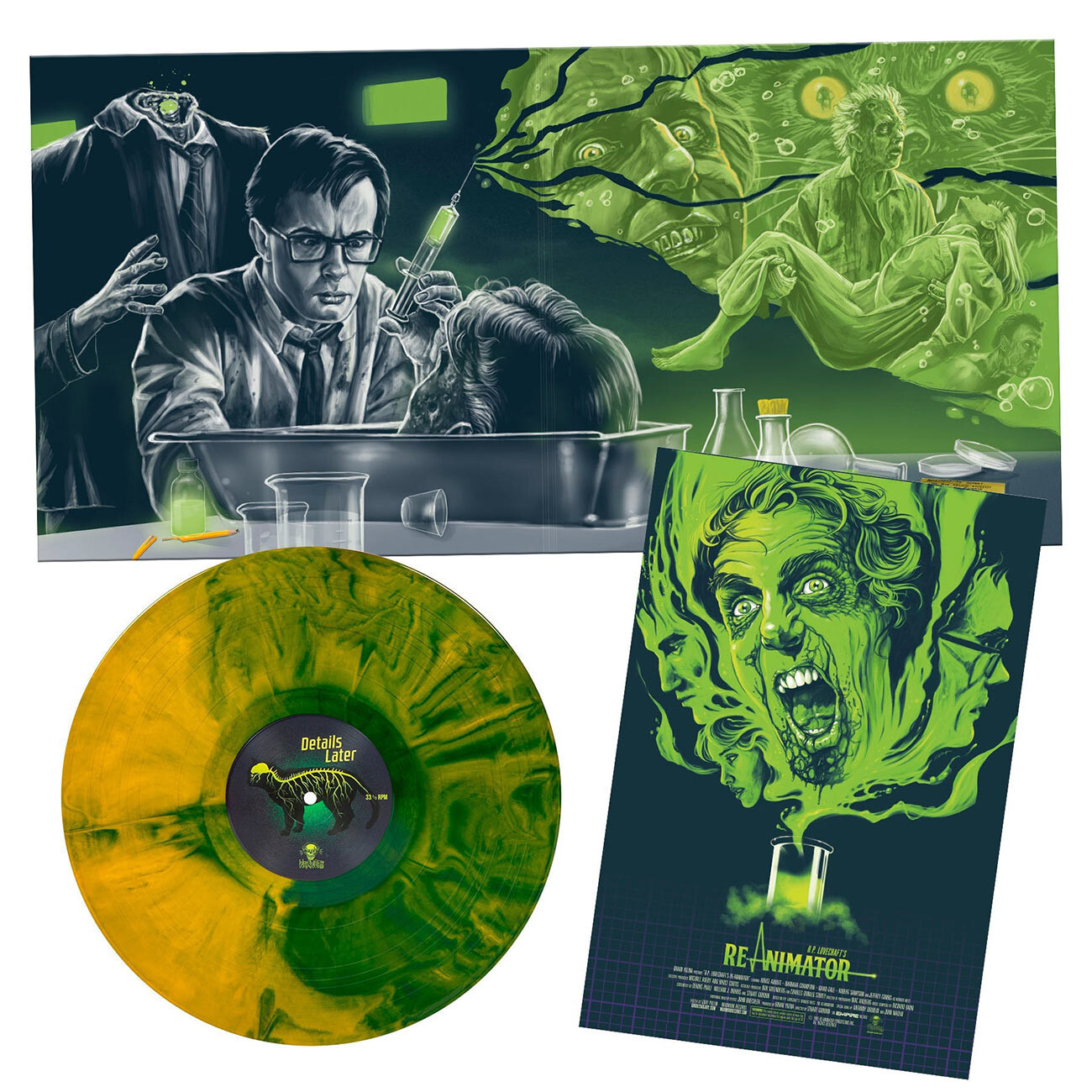 H.P. Lovecraft’s Re-Animator Original Motion Picture Soundtrack Score 10th Anniversary Vinyl Edition - Image 4