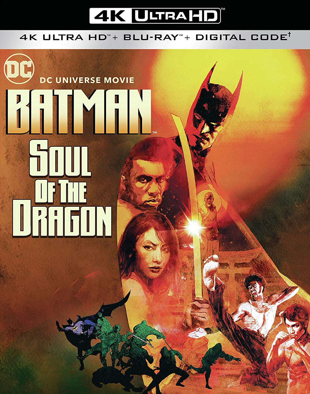 Batman: Soul of the Dragon 4K Ultra HD + Blu-ray, DCU DC Universe Movie