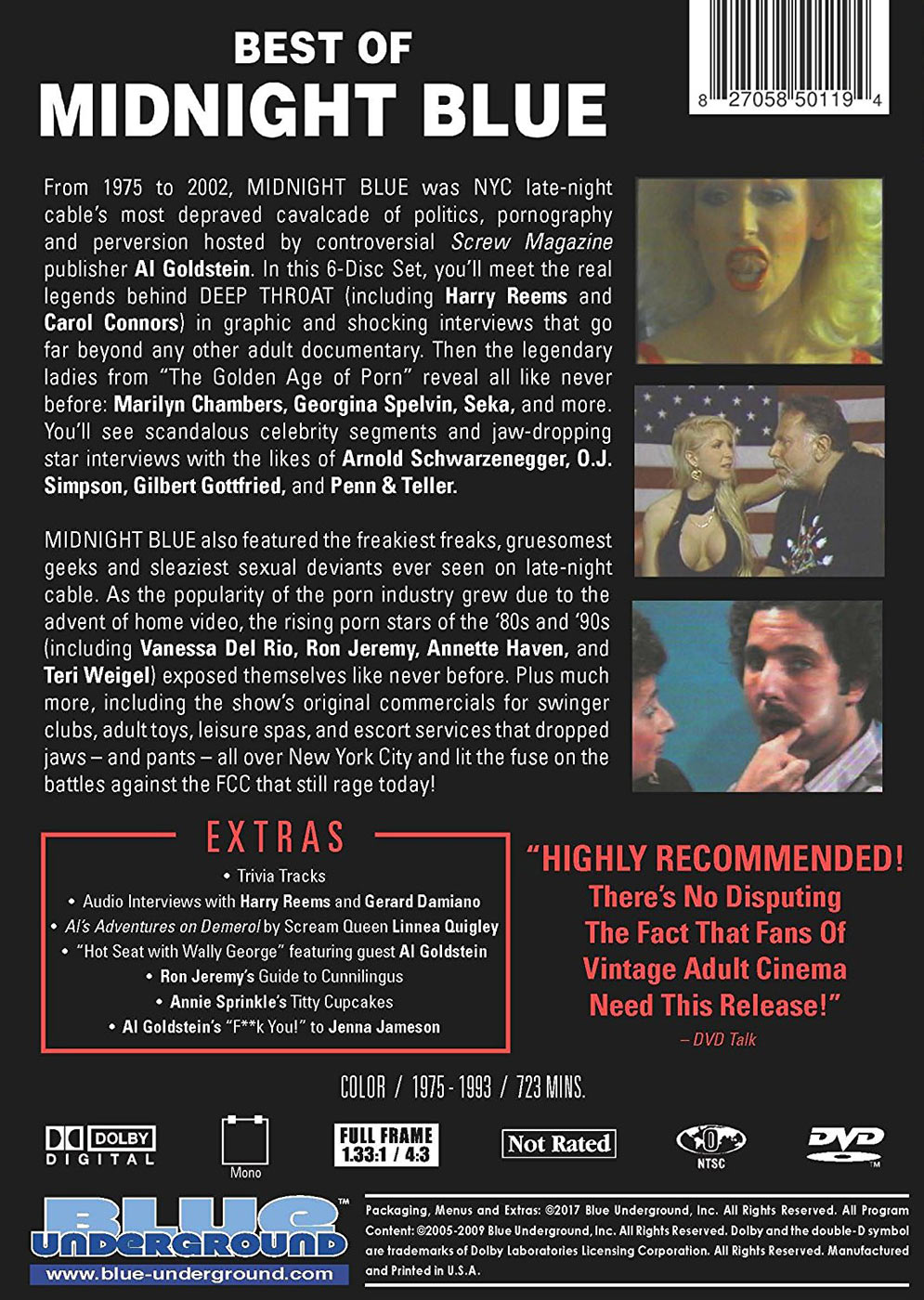 Best of Midnight Blue 6-DVD Set – Interviews with Vanessa Del Rio, Teri Weigel, Marilyn Chambers and More - Image 2