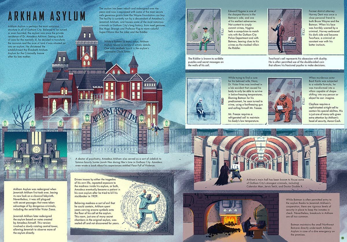 Exploring Gotham City (DC Comics): An Illustrated Guide Book Hardcover Edition Batman - Image 4