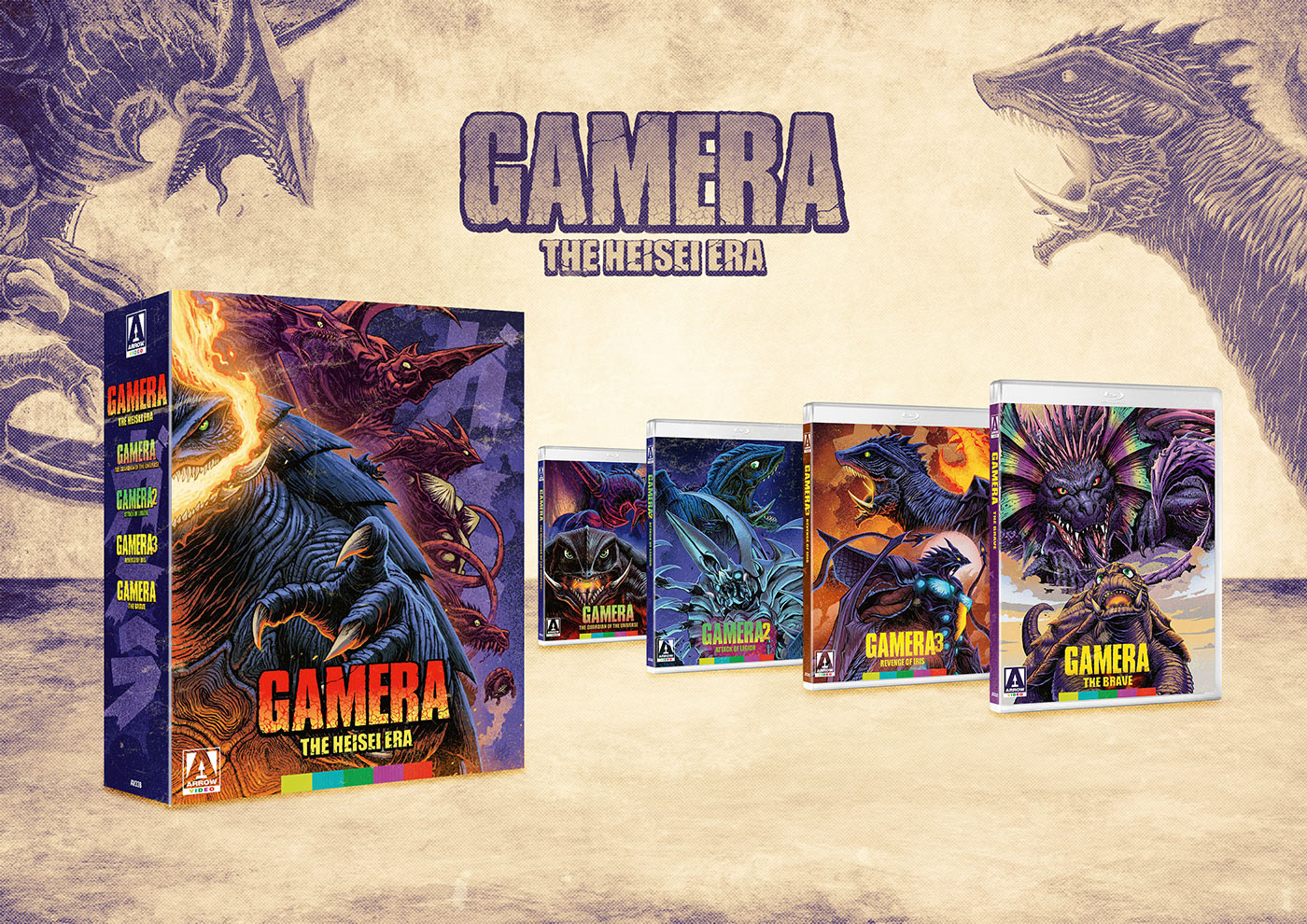 Gamera: The Heisei Era Collection 4-Disc Blu-ray Special Edition Box Set - Image 3