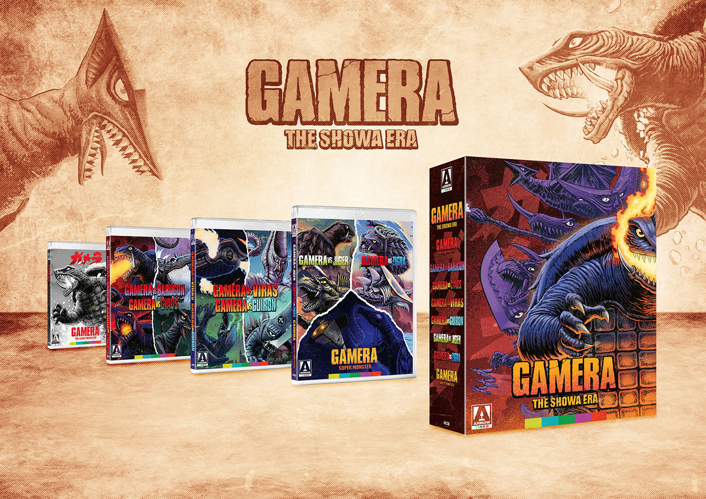 Gamera: The Showa Era Collection 4-Disc Blu-ray Special Edition Box Set - Image 3