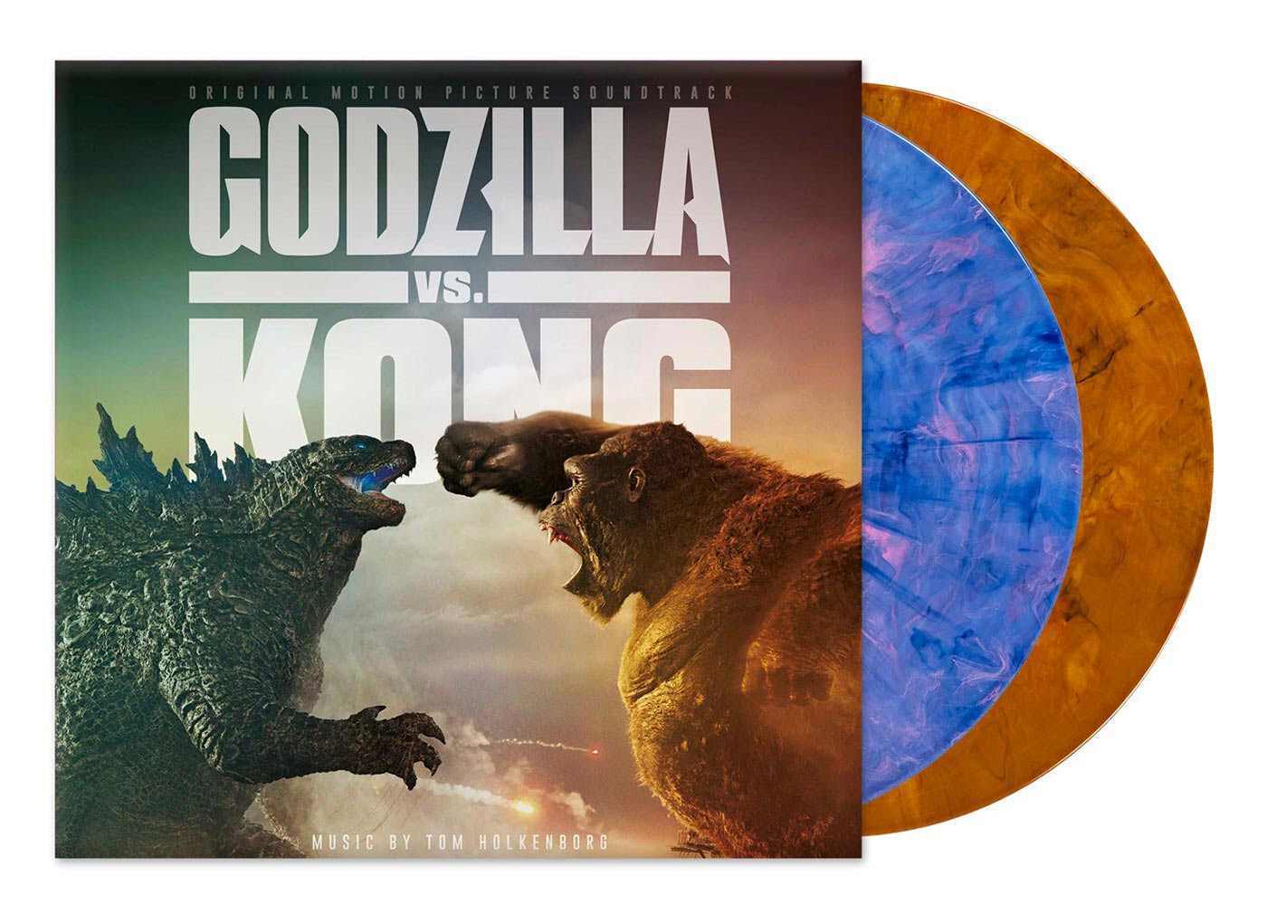 Godzilla vs Kong Original Motion Picture Soundtrack 2-LP Hollow Earth Colored Vinyl Edition