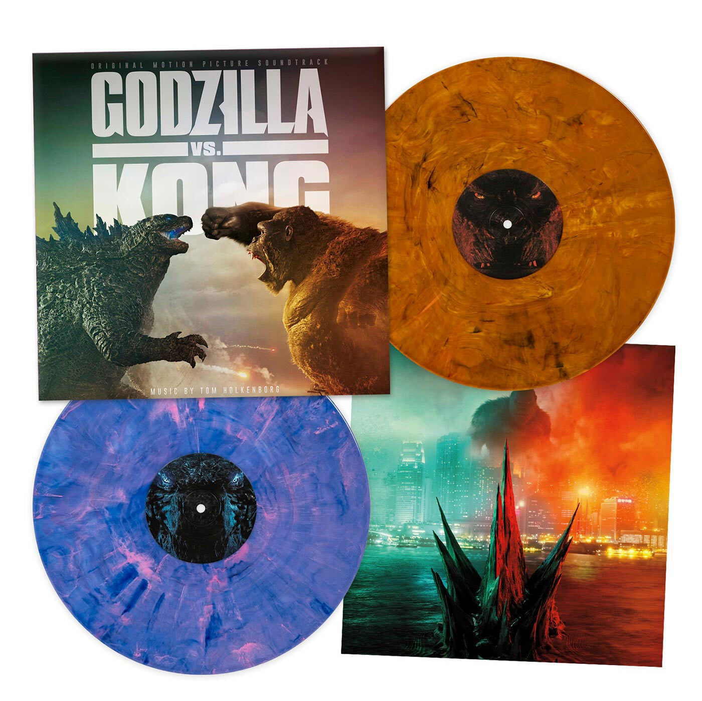 Godzilla vs Kong Original Motion Picture Soundtrack 2-LP Hollow Earth Colored Vinyl Edition - Image 5