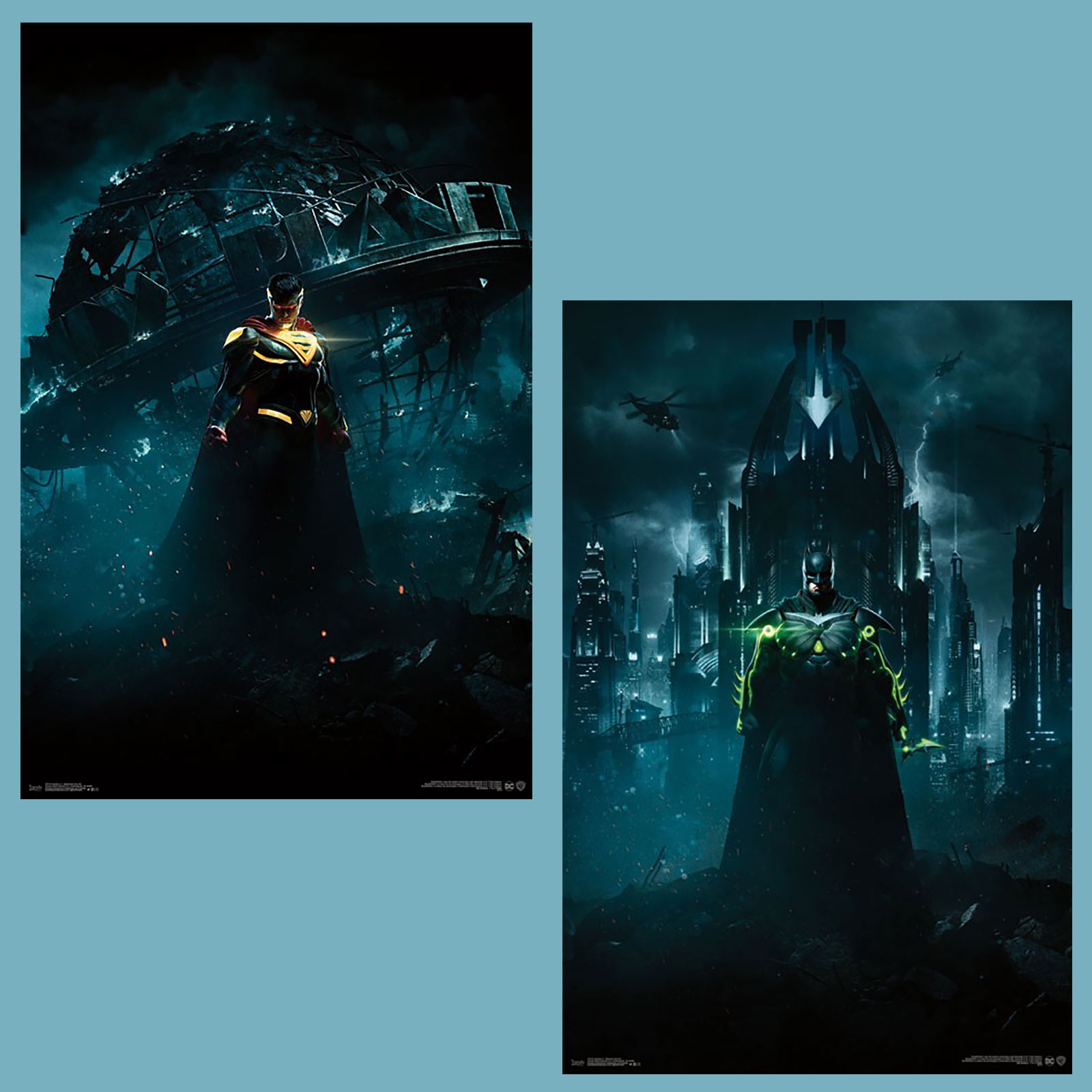 Injustice 2 Key Art 22 x 34 inch Video Game Poster