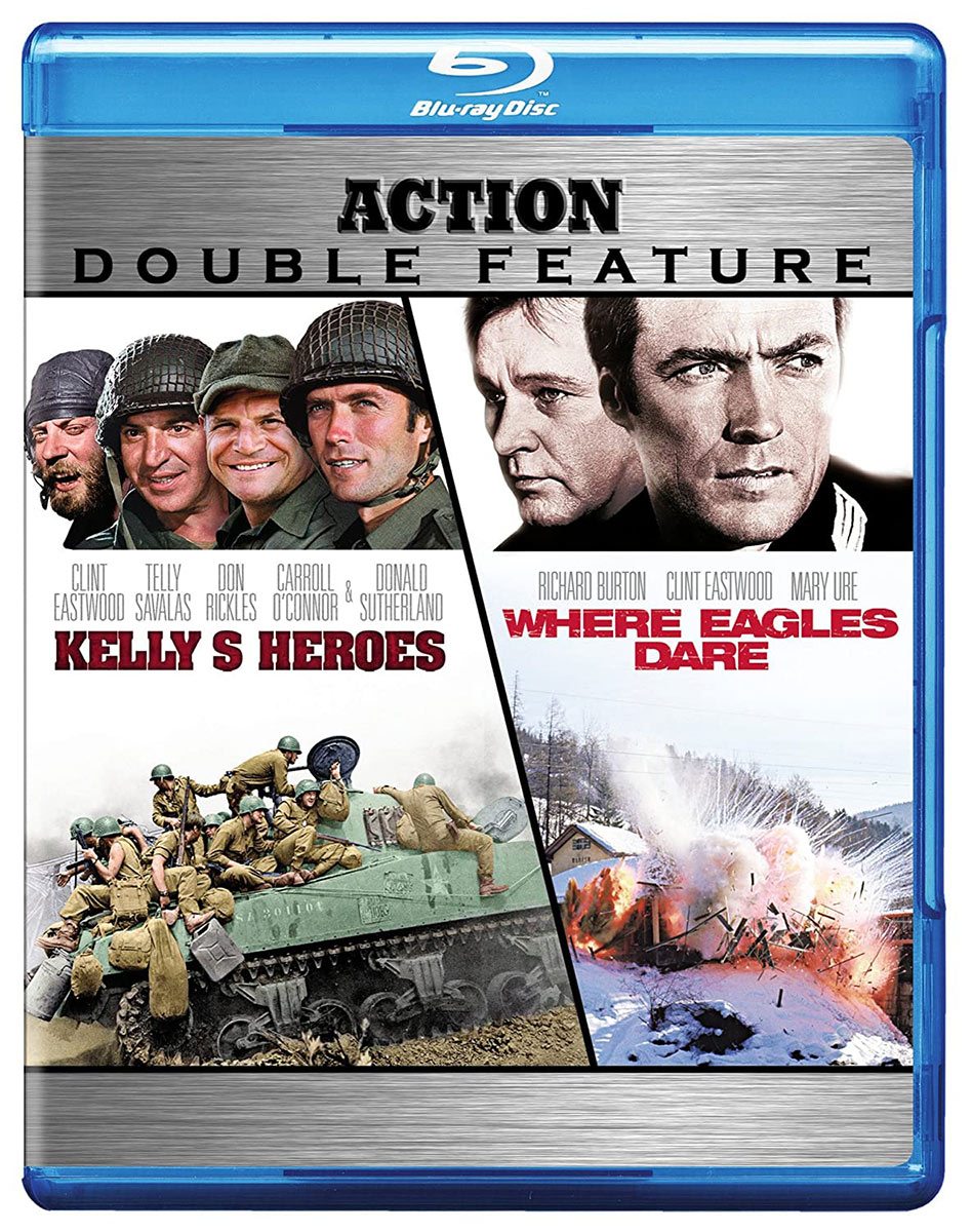 Kelly's Heroes / Where Eagles Dare Double Feature Action Movie Blu-ray