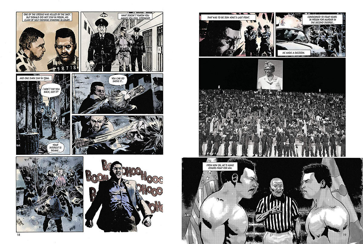 Muhammad Ali Kinshasa 1974 Hardcover Graphic Novel Edition - Image 3