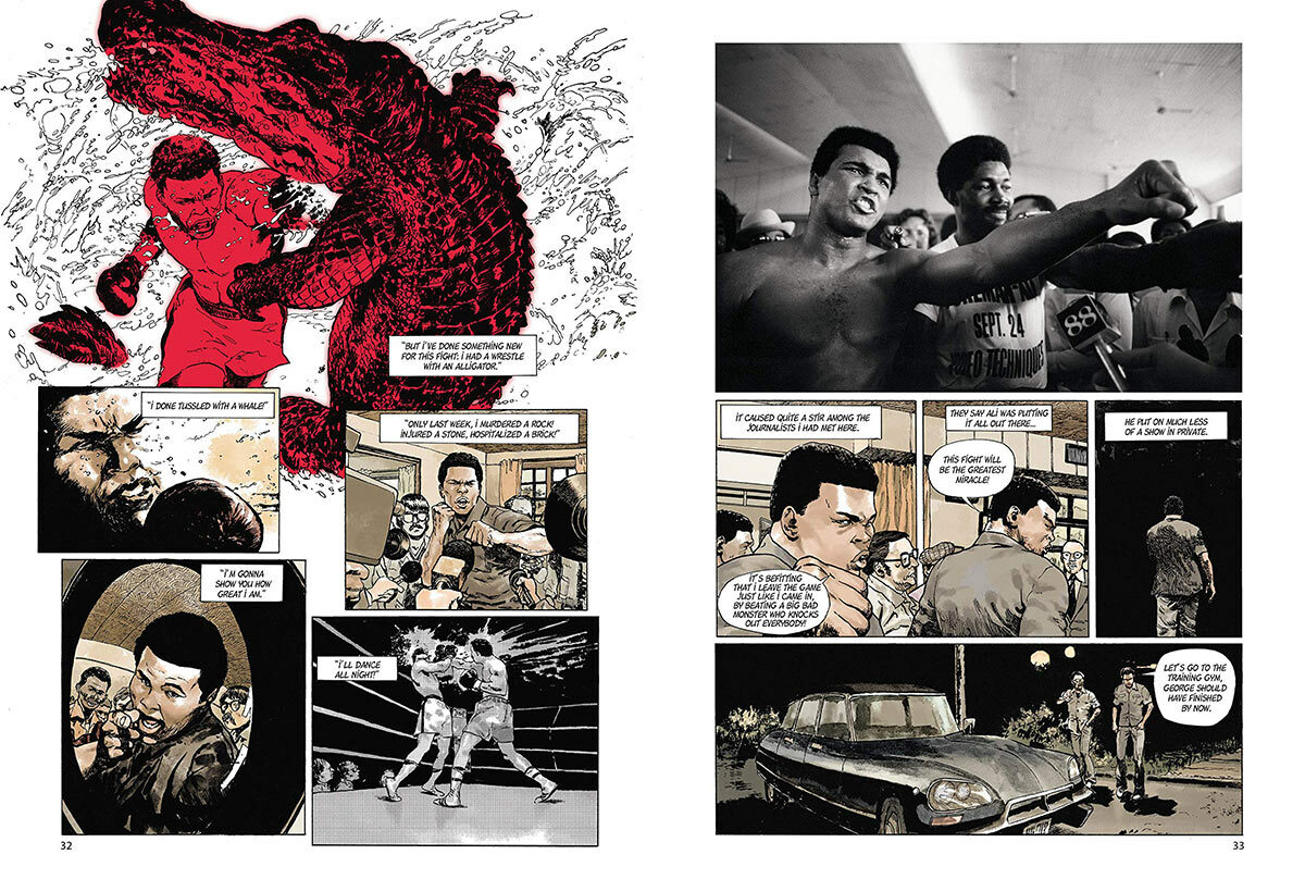 Muhammad Ali Kinshasa 1974 Hardcover Graphic Novel Edition - Image 7