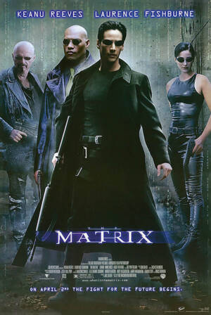 The Matrix 24 x 36 inch Movie Poster (1999) Keanu Reeves