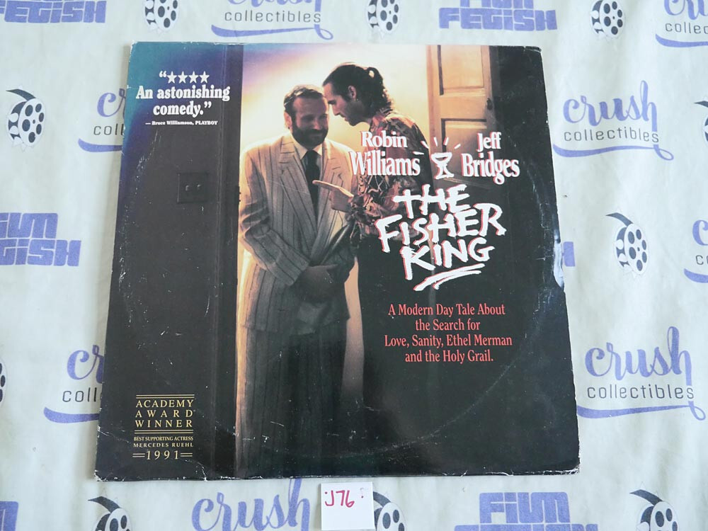 The Fisher King (1991) Laser Disc Robin Williams, Jeff Bridges Movie